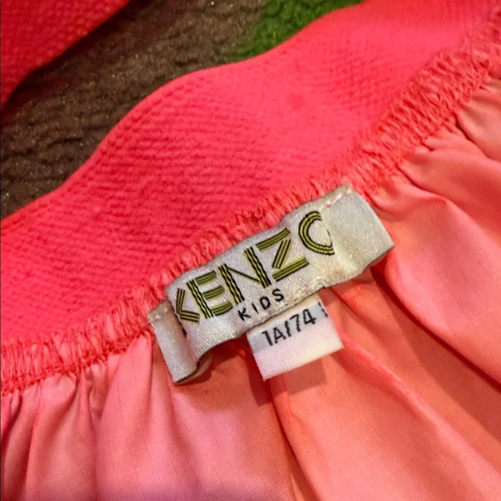 Kenzo Bright Pink Flared Skirt